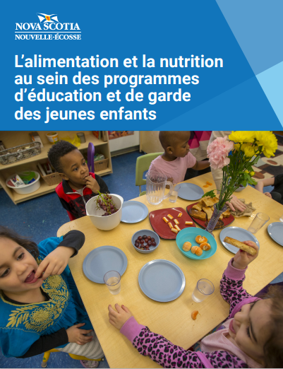 L’alimentation et la nutrition au sein des programmes d’éducation et de garde des jeunes enfants (télécharger PDF) image