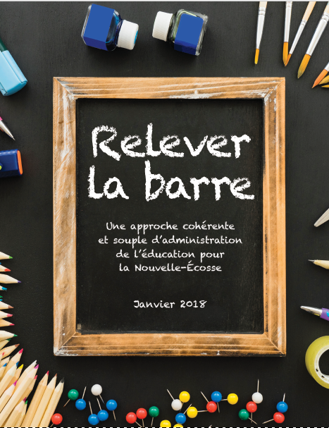 Relever la barre : Rapport au ministre de l’Éducation et du Développement de la petite enfance